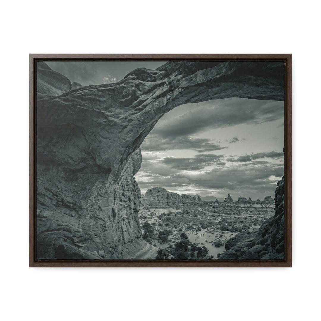 Natural Frames Part 2 in Black and White - Canvas with Frame