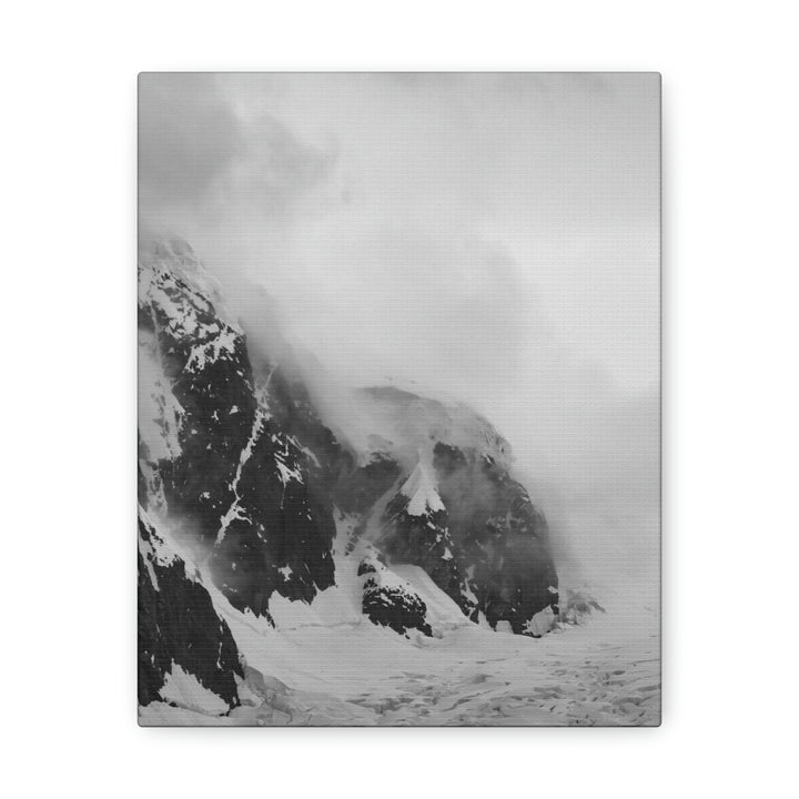 The Mist Descends in Black and White - Canvas