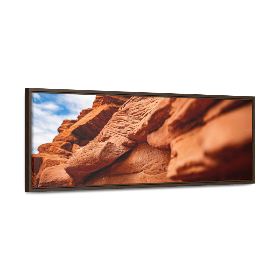 Layers of Rock - Canvas with Frame