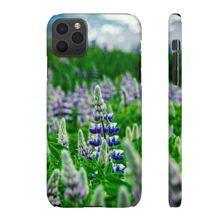 Glowing Lupin with Mountains - Phone Case