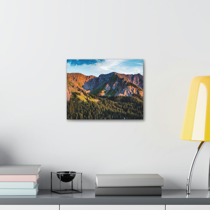 Fading Mountain Light - Canvas