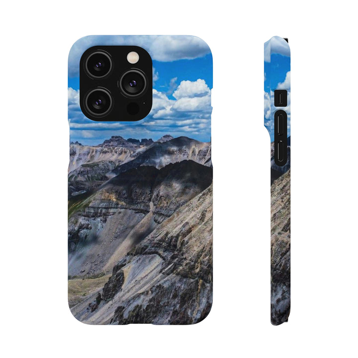 Imogene Pass From the Air - Phone Case