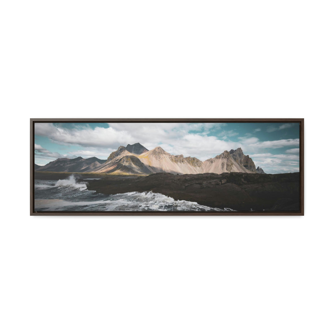 Crashing Sea - Canvas with Frame