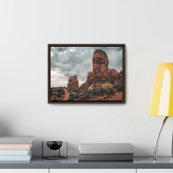 Dramatic Rocks - Canvas with Frame