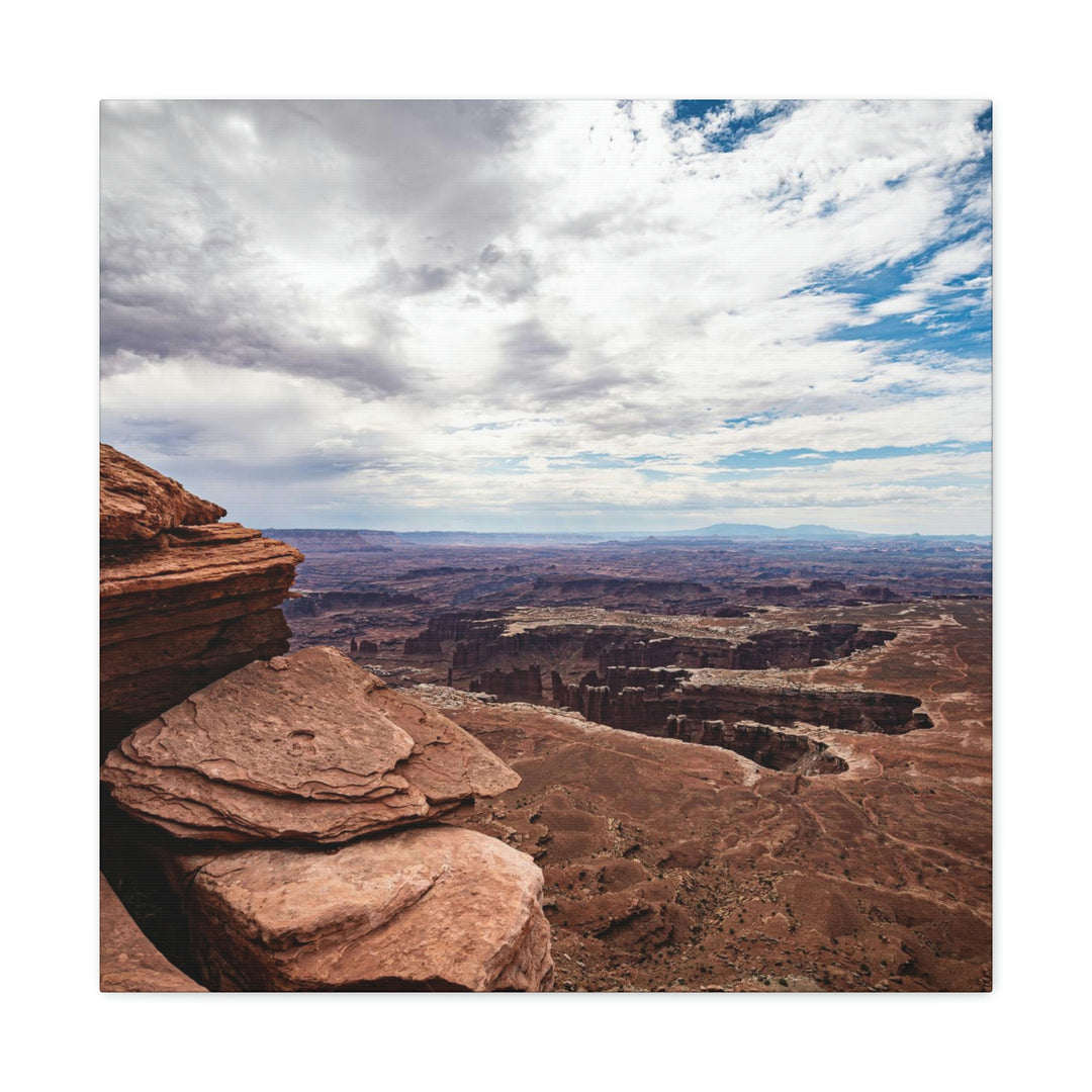 The Canyon Below - Canvas