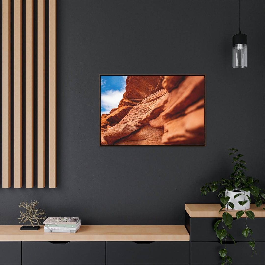 Layers of Rock - Canvas with Frame