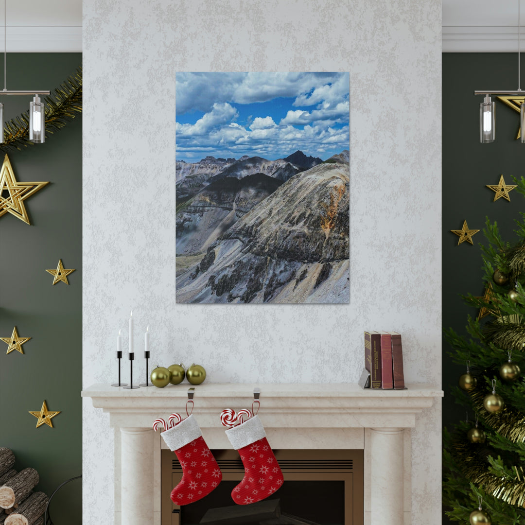 Imogene Pass From the Air - Canvas