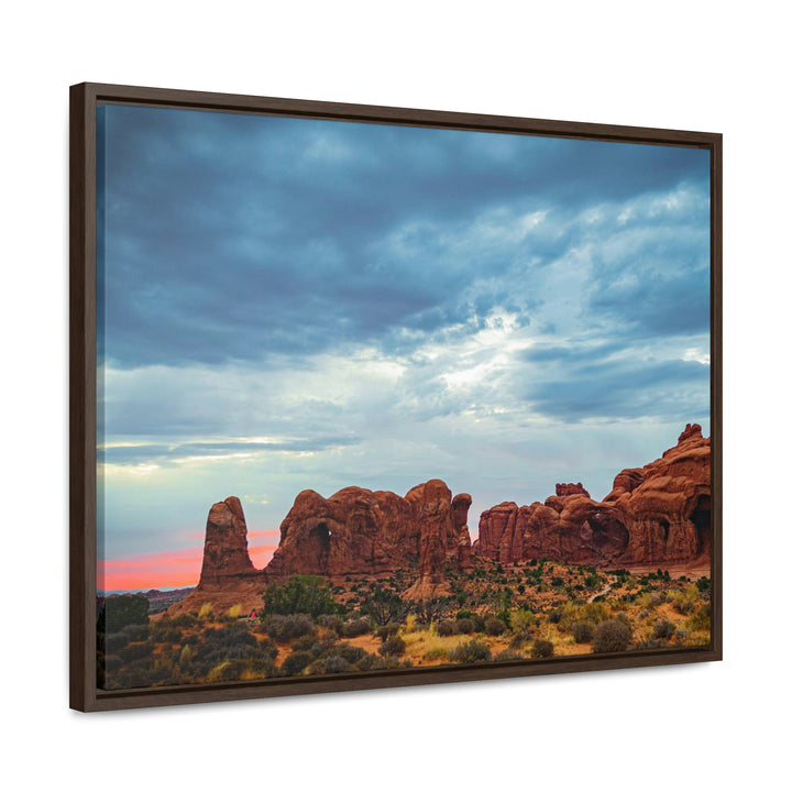 Arches at Sunset - Canvas with Frame