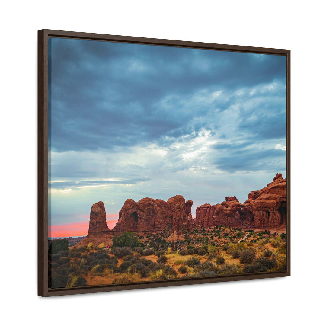 Arches at Sunset - Canvas with Frame