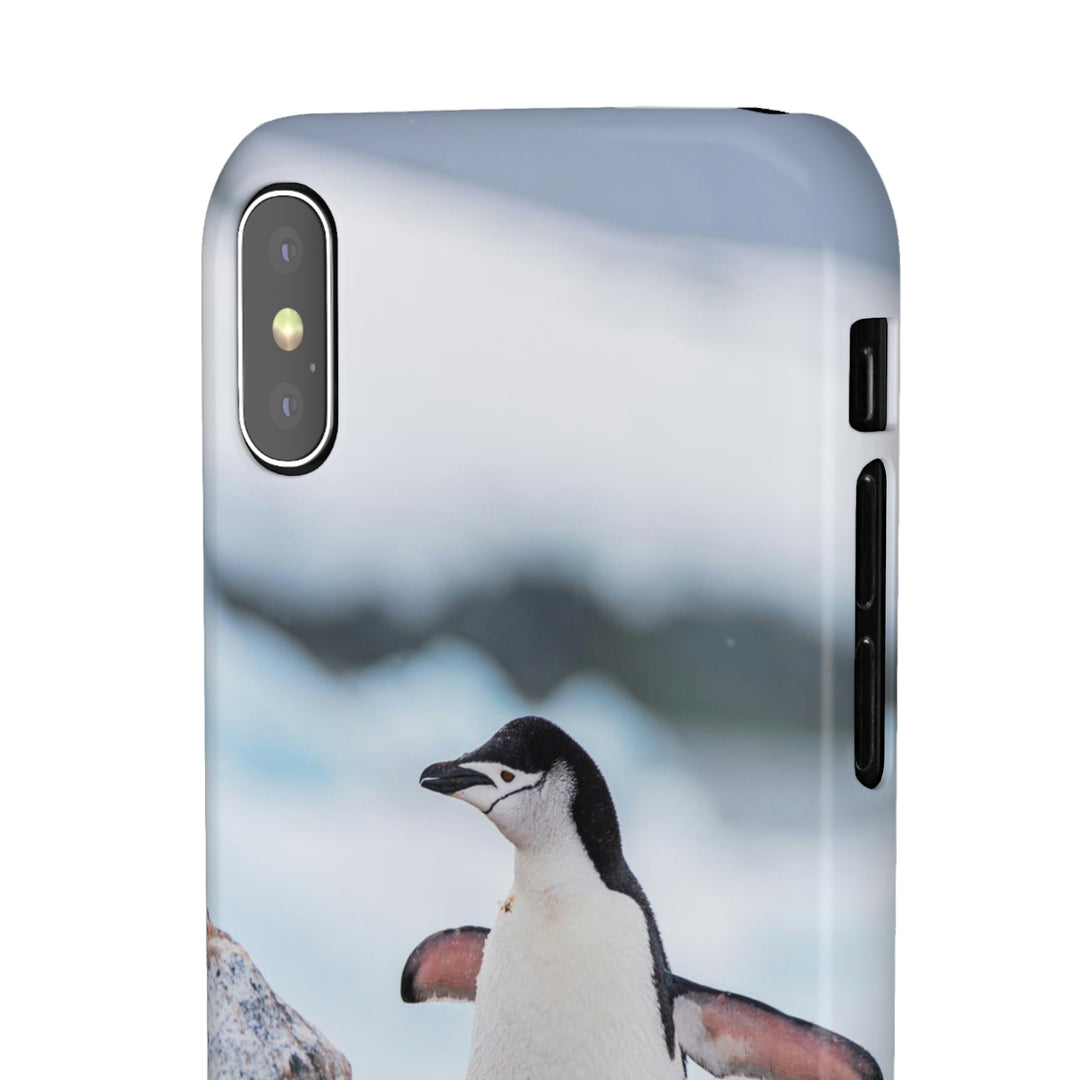 Stretched Penguin - Phone Case