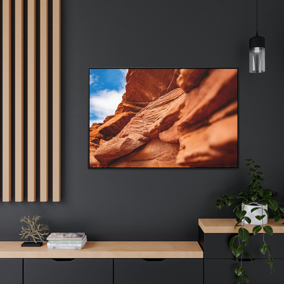 Layers of Rock - Canvas with Frame