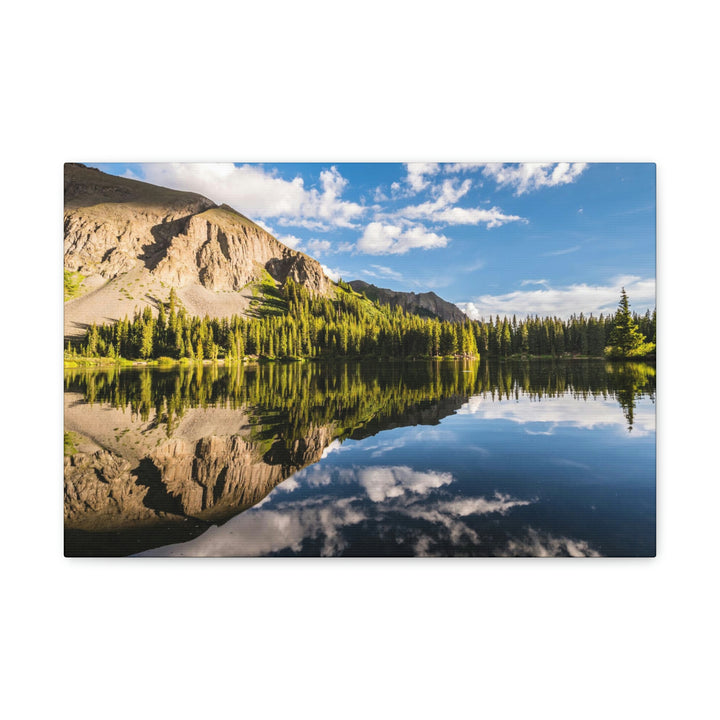 Mountain Scene Reflected - Canvas