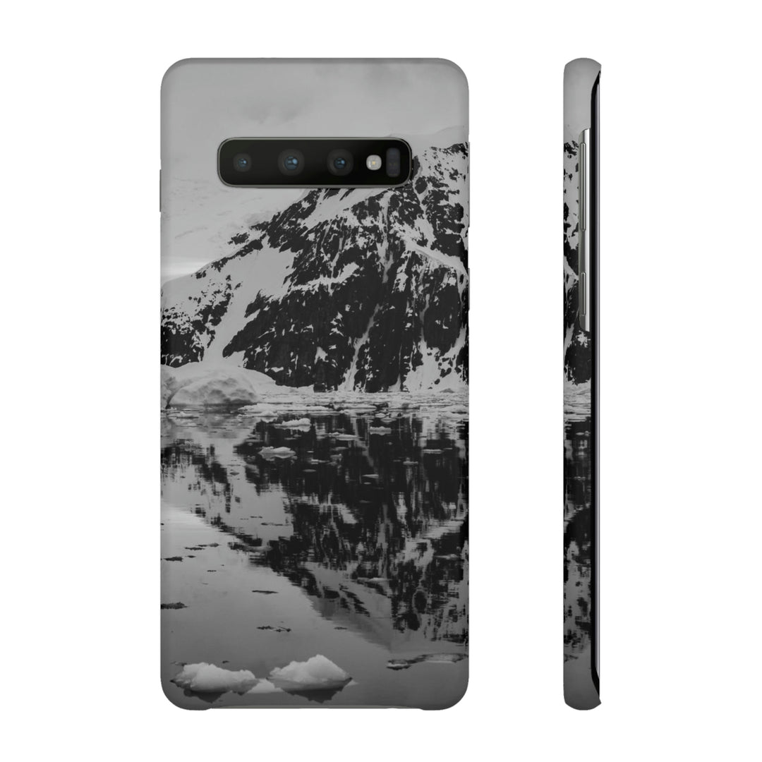 Reflected Calm in Black and White - Phone Case