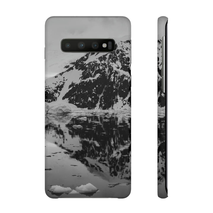 Reflected Calm in Black and White - Phone Case