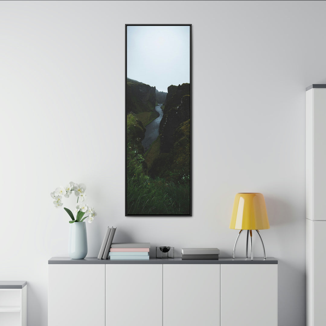 A View of the River - Canvas with Frame