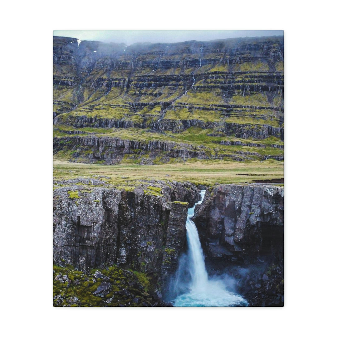 A Remote Waterfall - Canvas