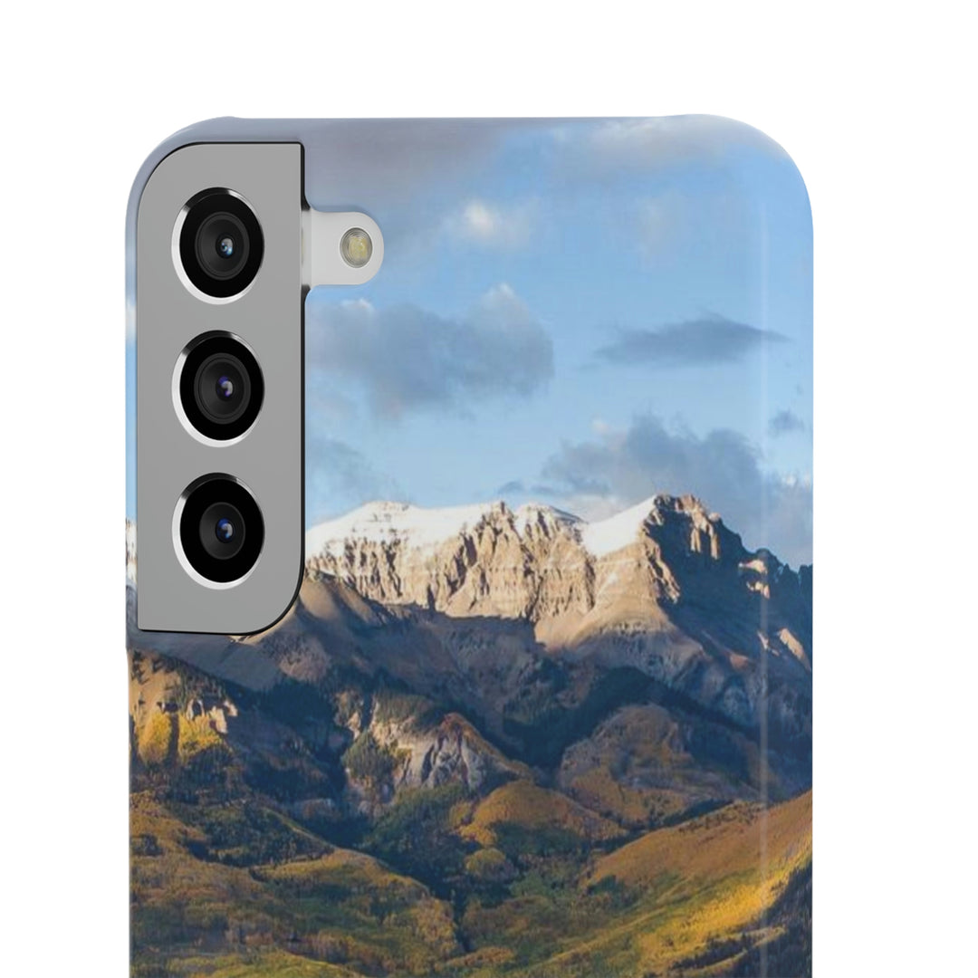 Glowing Mountainside - Phone Case