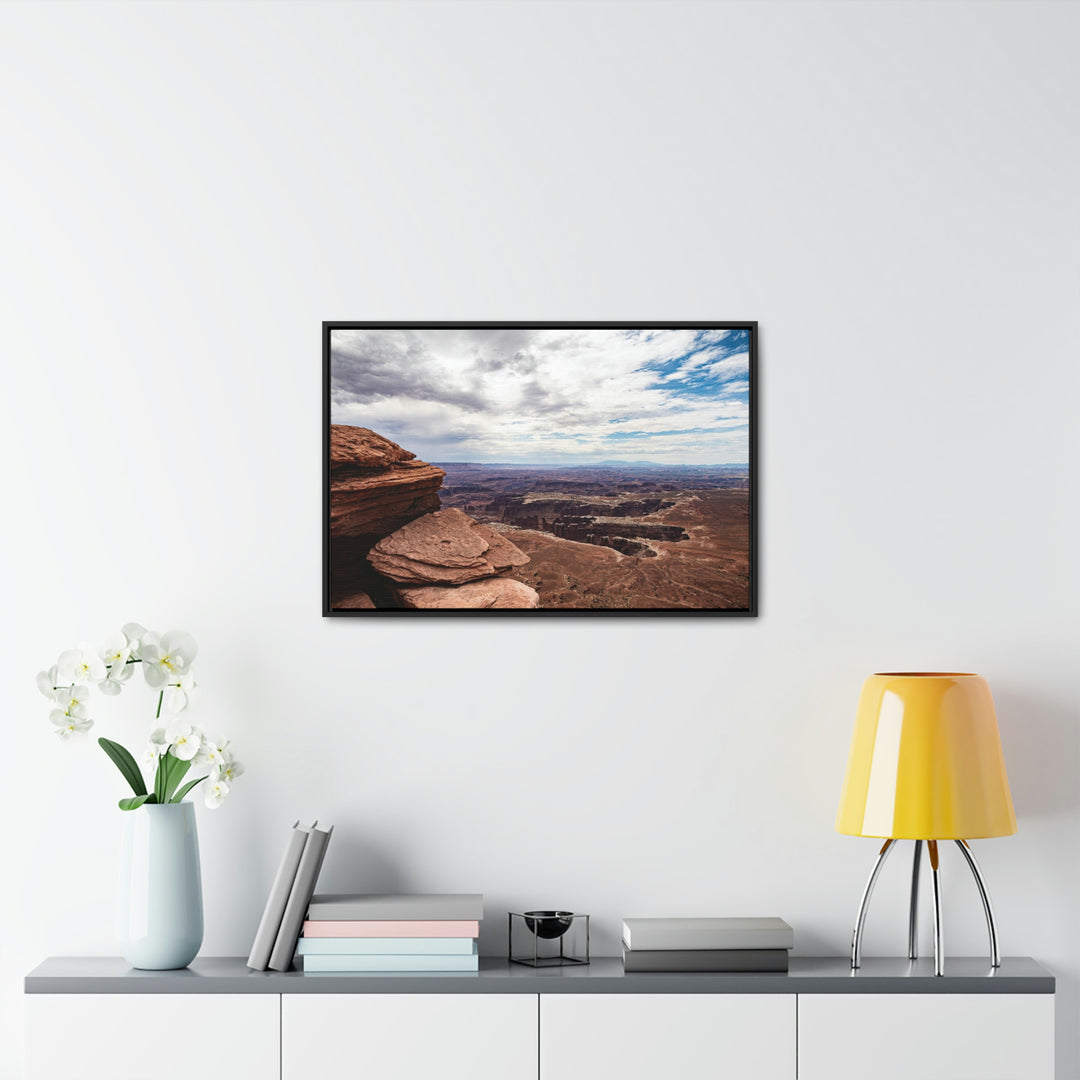 The Canyon Below - Canvas with Frame