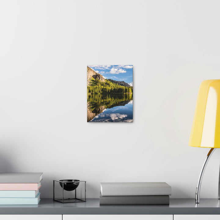 Mountain Scene Reflected - Canvas