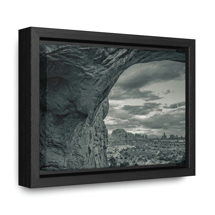 Natural Frames Part 2 in Black and White - Canvas with Frame