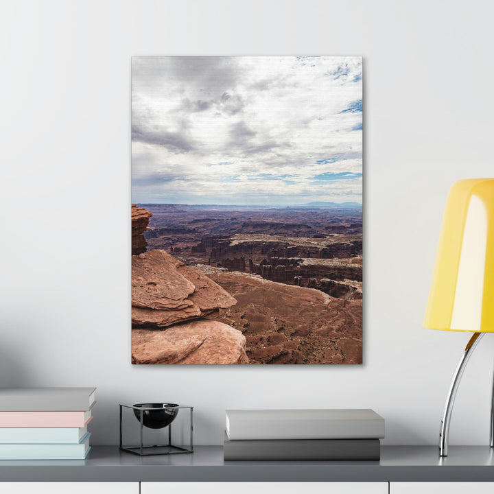 The Canyon Below - Canvas