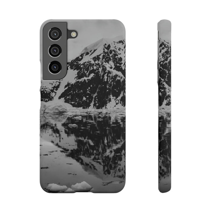 Reflected Calm in Black and White - Phone Case