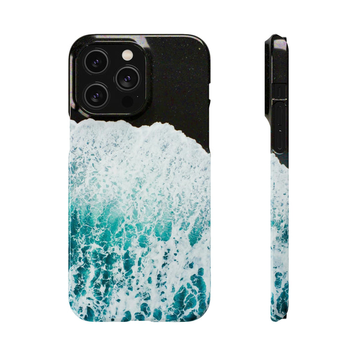 A Wave on Volcanic Sand - Phone Case