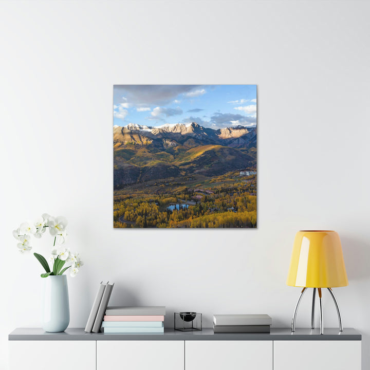 Glowing Mountainside - Canvas