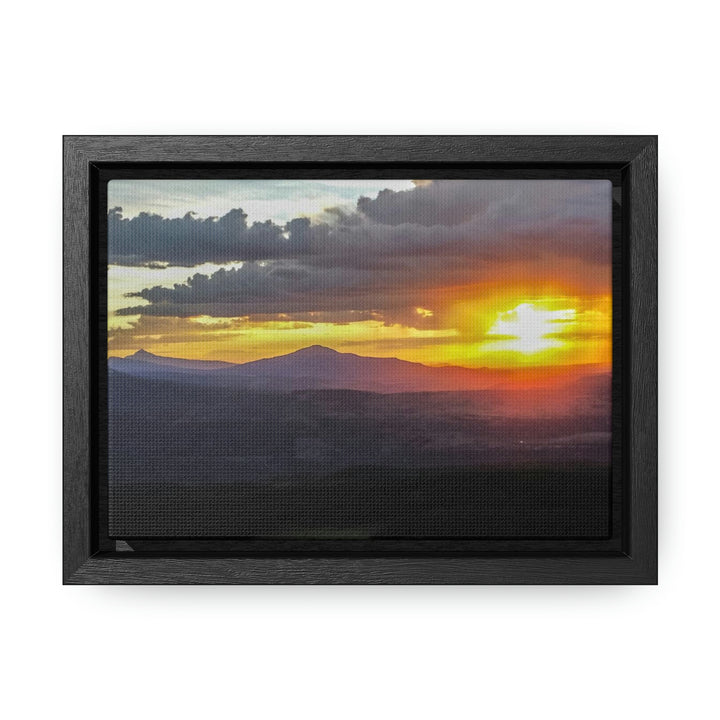 Rainy Sunset - Canvas with Frame