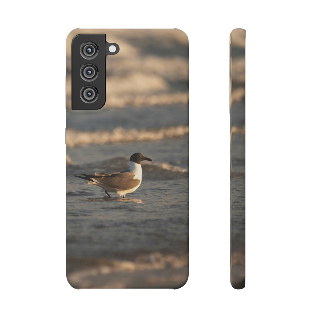 Laughing Gull in the Surf - Phone Case