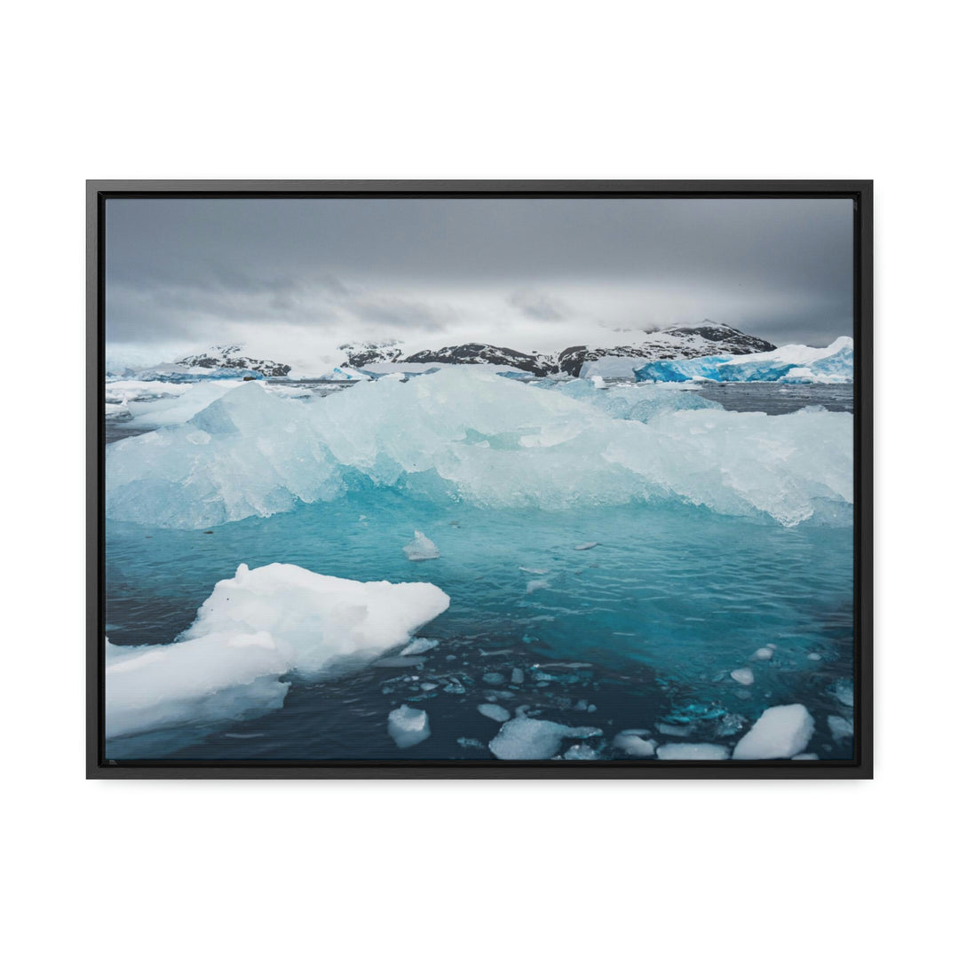 Floating Ice - Canvas with Frame