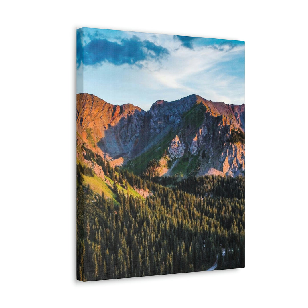 Fading Mountain Light - Canvas