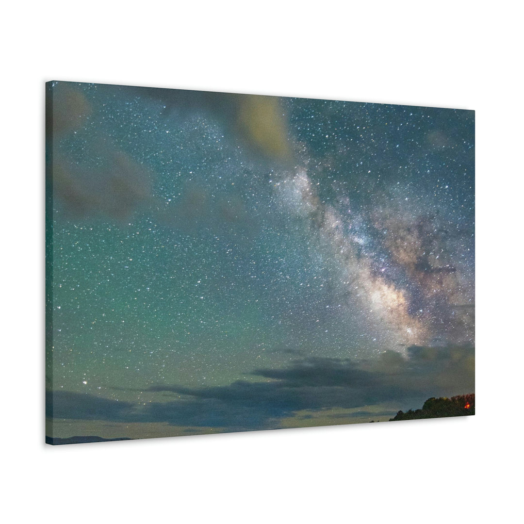 Milky Way Through the Clouds Part 1 - Canvas