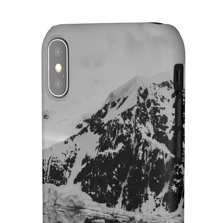 Reflected Calm in Black and White - Phone Case