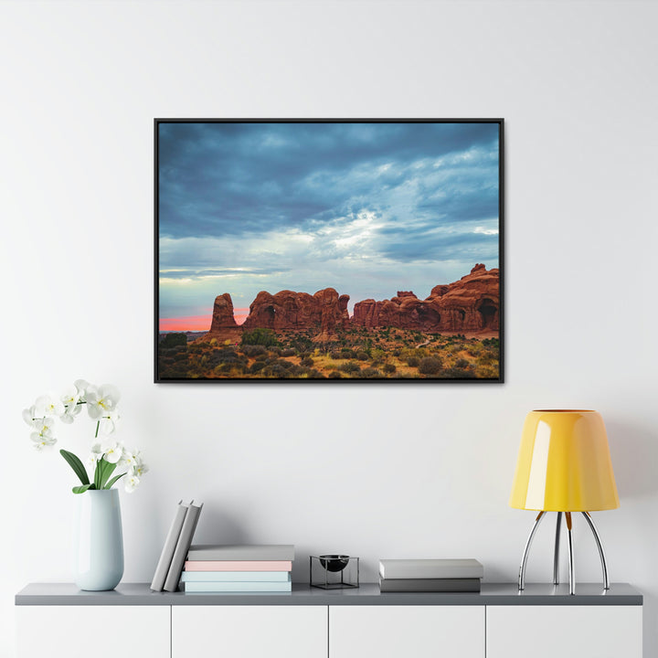 Arches at Sunset - Canvas with Frame