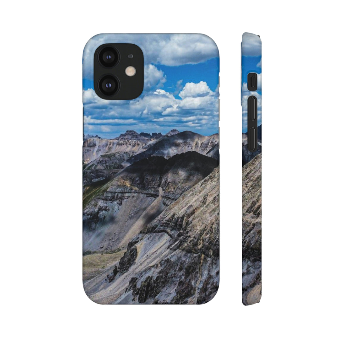 Imogene Pass From the Air - Phone Case