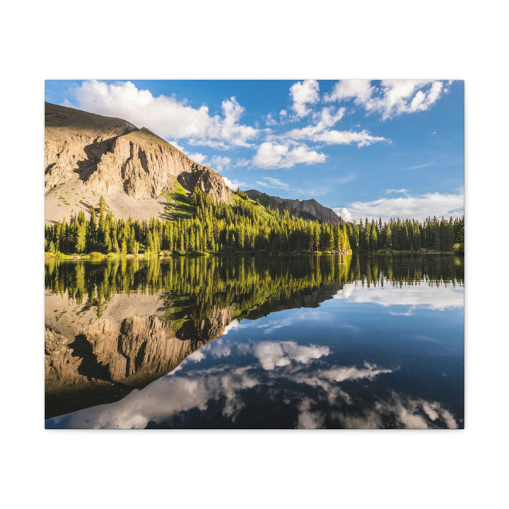 Mountain Scene Reflected - Canvas