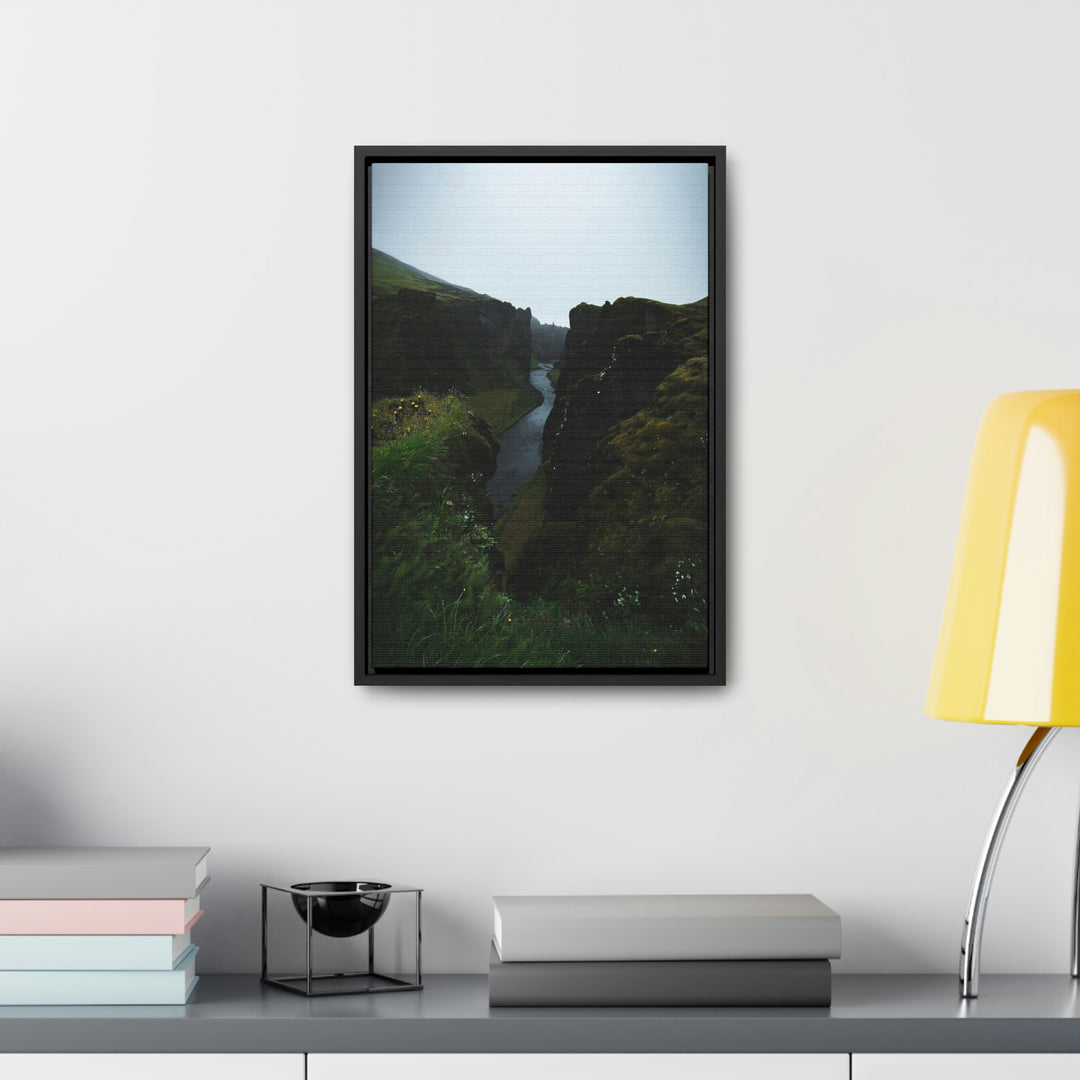 A View of the River - Canvas with Frame