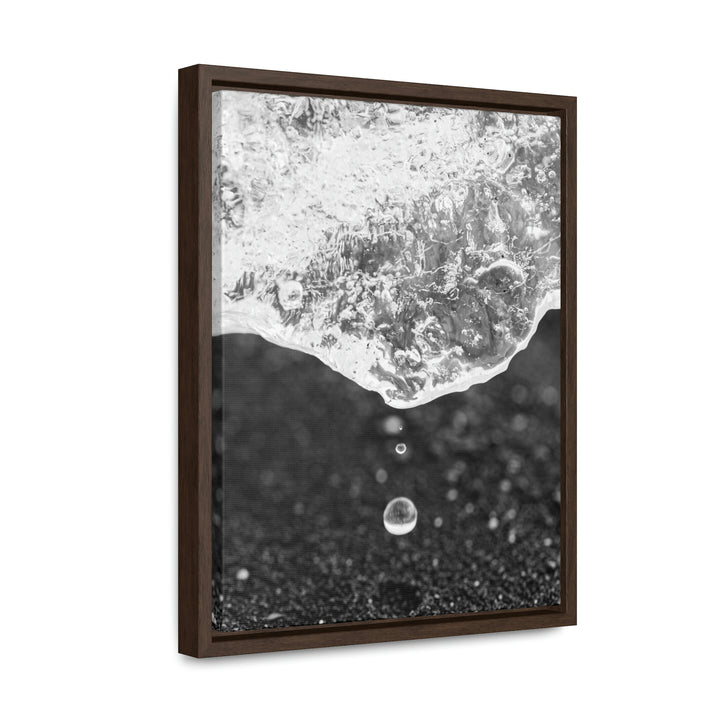 Suspended Droplet - Canvas with Frame