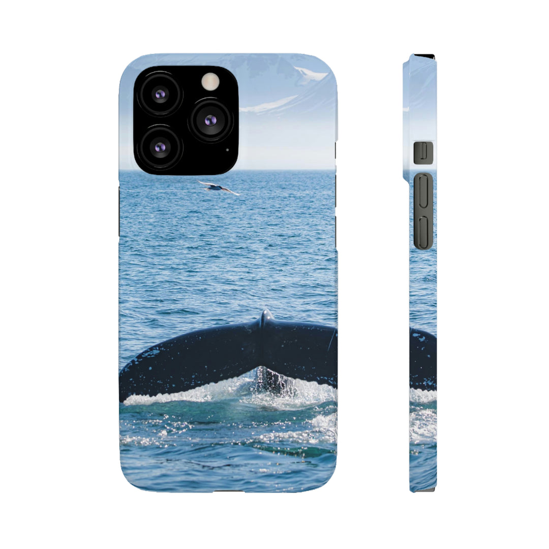 A Whale and A Mountain - Phone Case