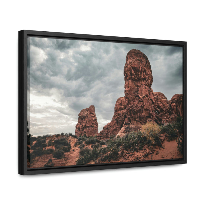 Dramatic Rocks - Canvas with Frame