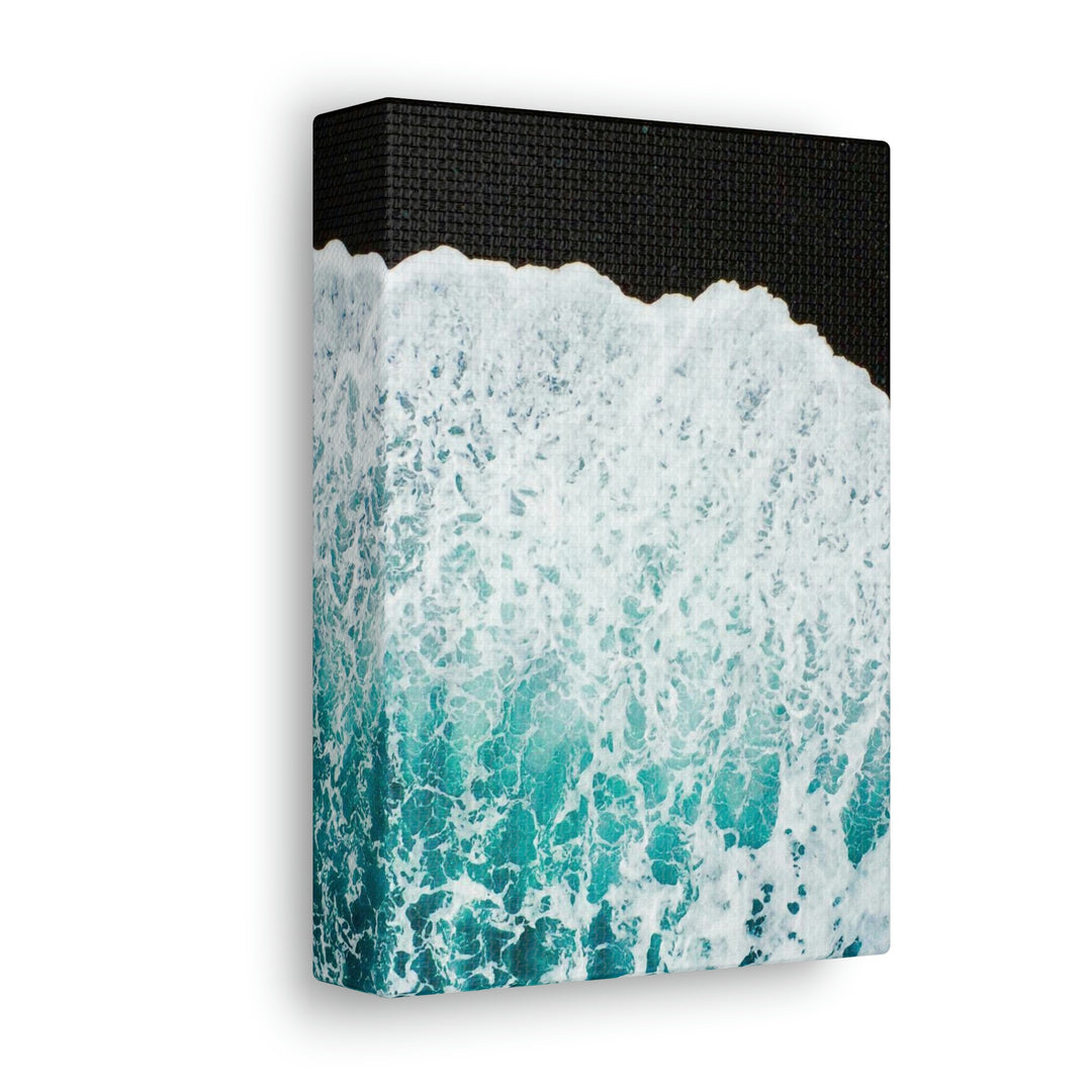 A Wave on Volcanic Sand - Canvas