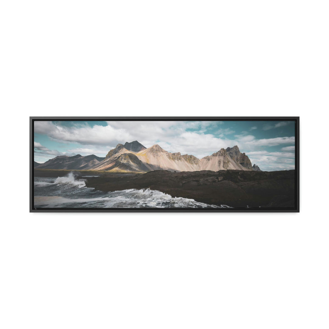 Crashing Sea - Canvas with Frame