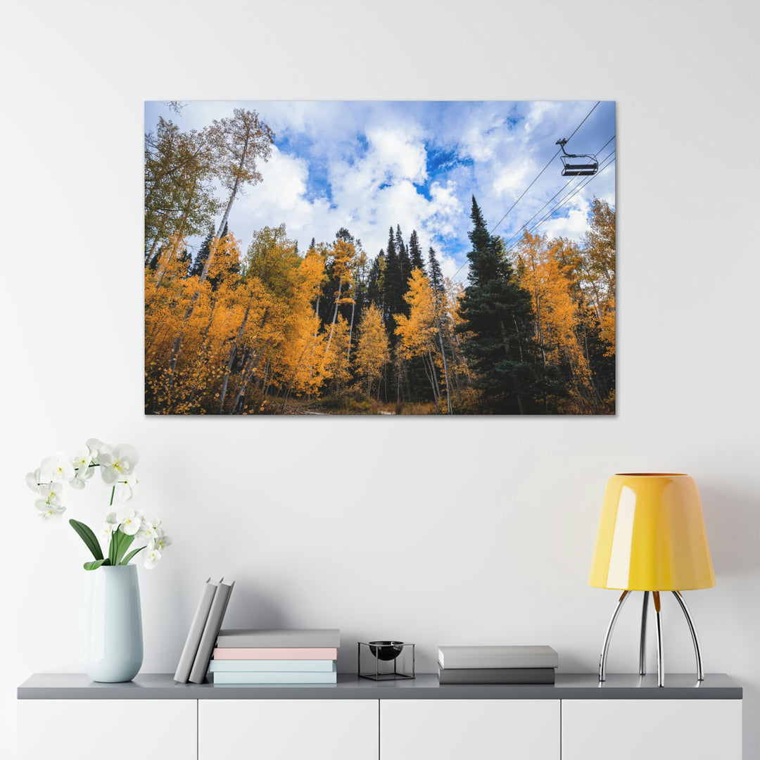 Chairlift in Suspension - Canvas