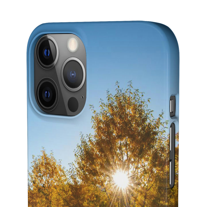 Sun Through the Aspens - Phone Case