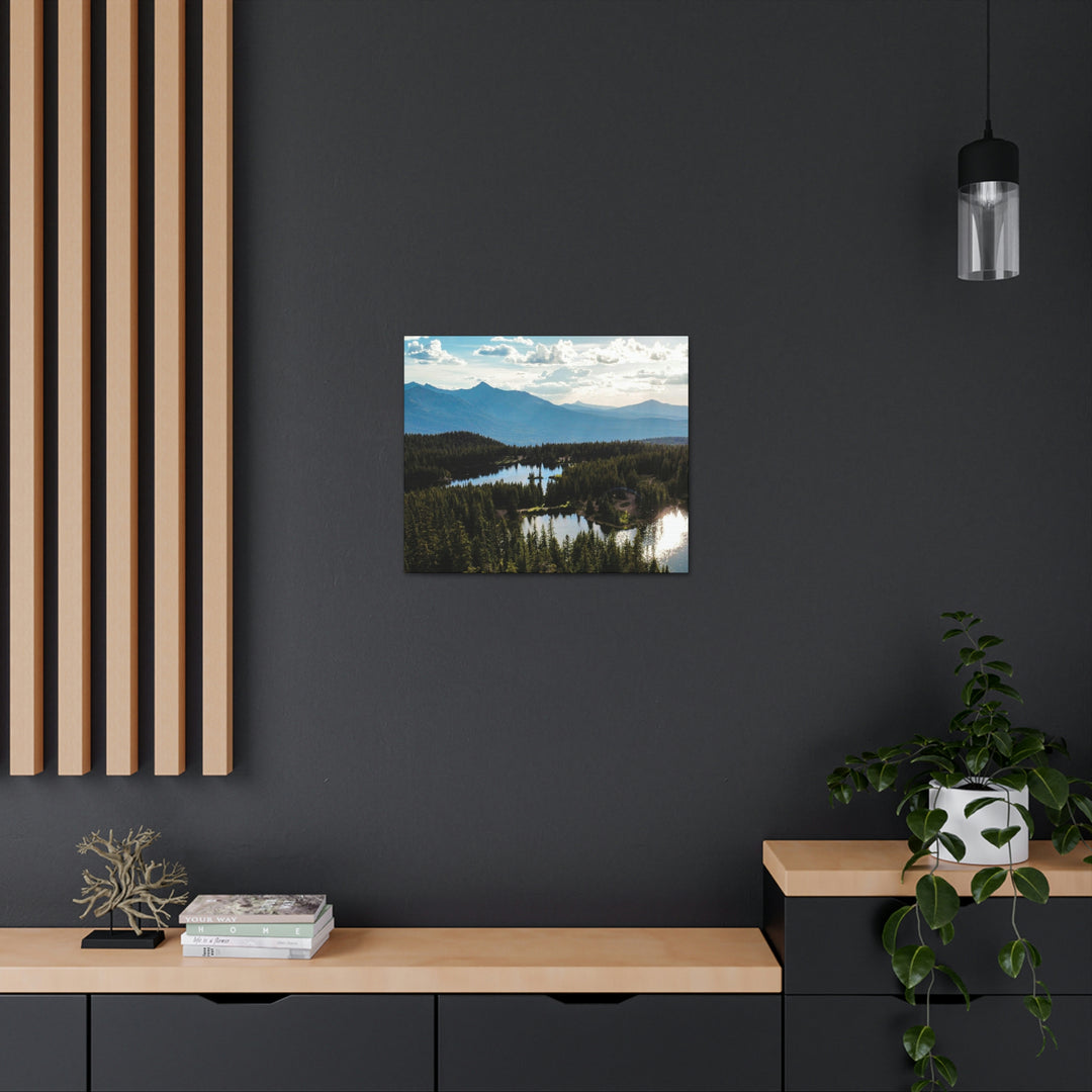 Cool Mountain Lakes - Canvas