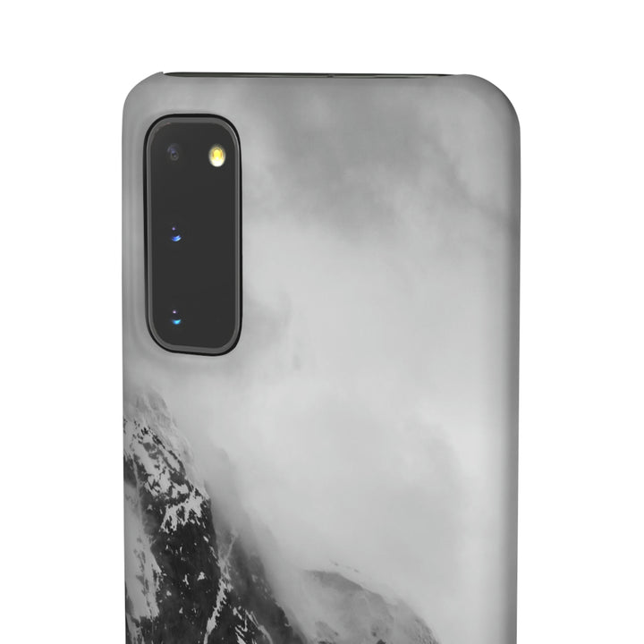 The Mist Descends in Black and White - Phone Case