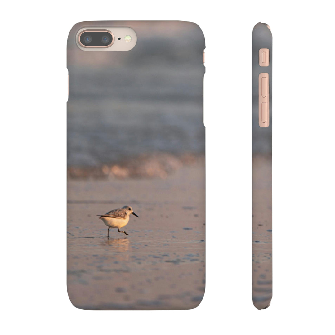 Sanderling in Soft Dusk Light - Phone Case