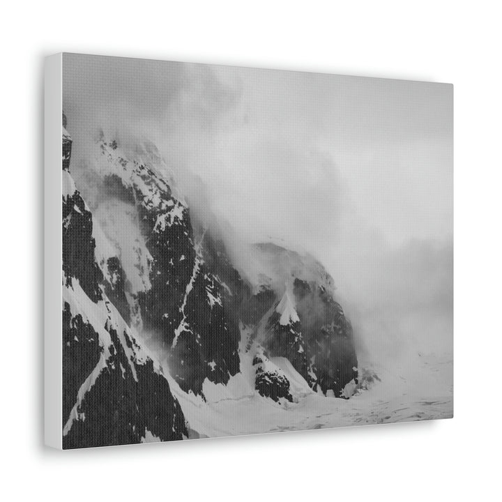 The Mist Descends in Black and White - Canvas