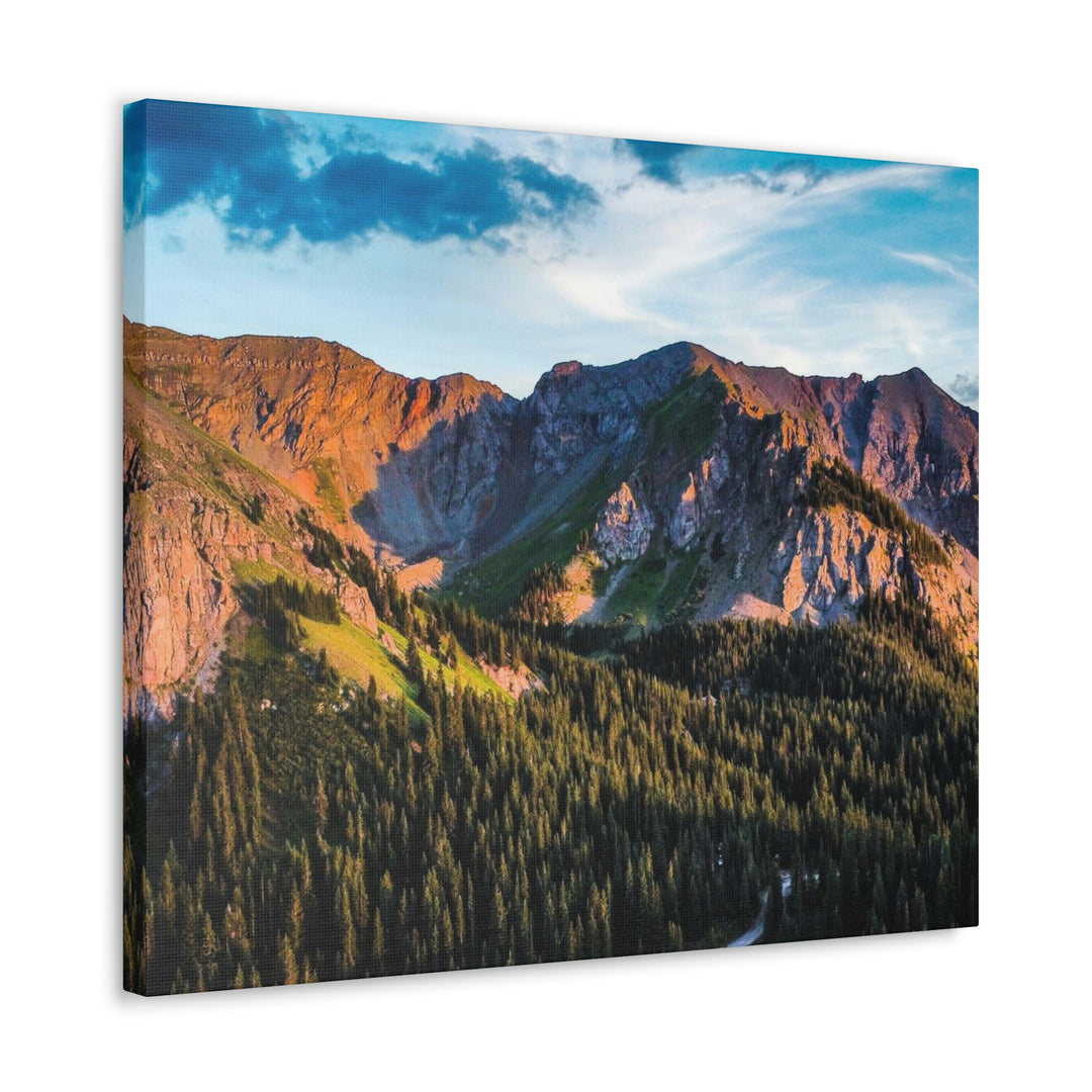 Fading Mountain Light - Canvas